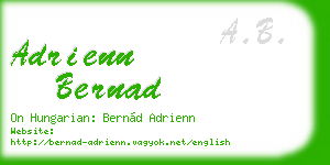adrienn bernad business card
