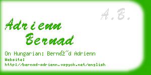 adrienn bernad business card